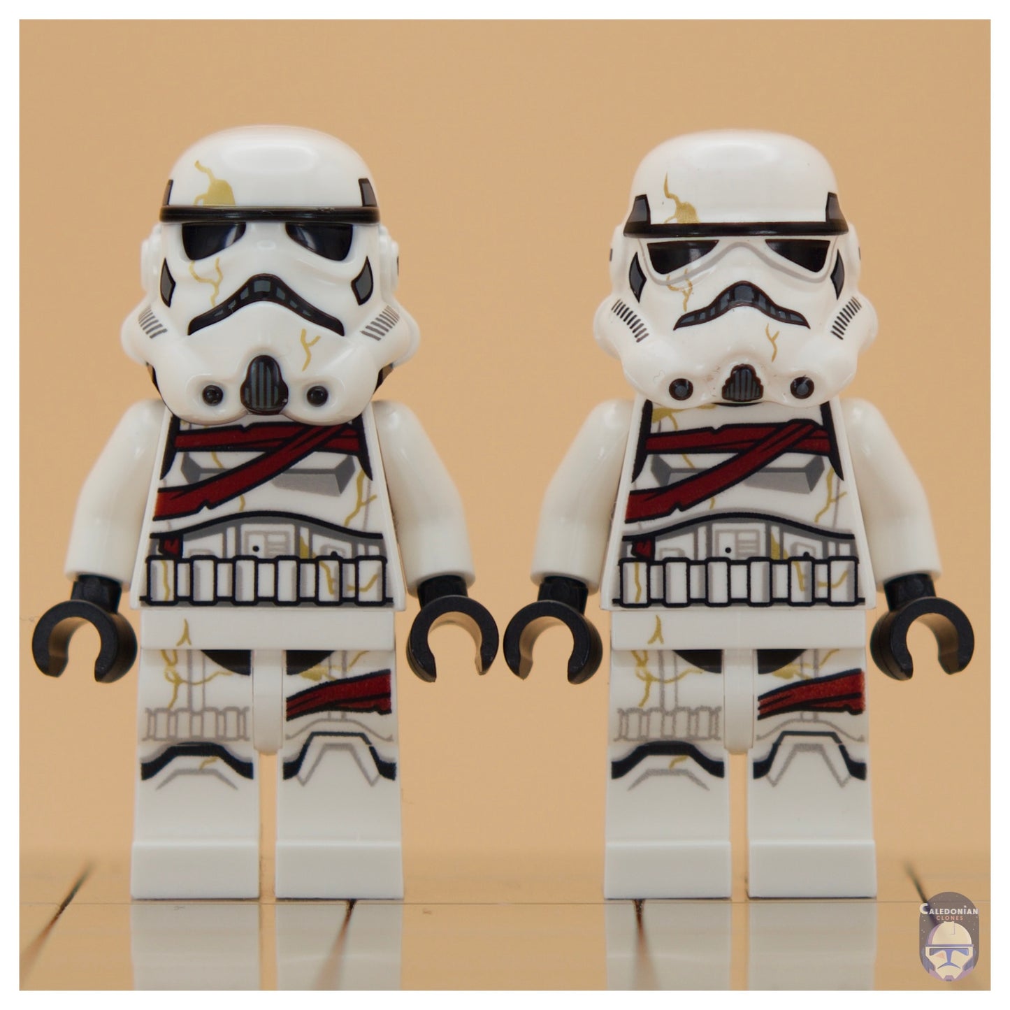 GCC Night Trooper Helmet (White) Front Comparison