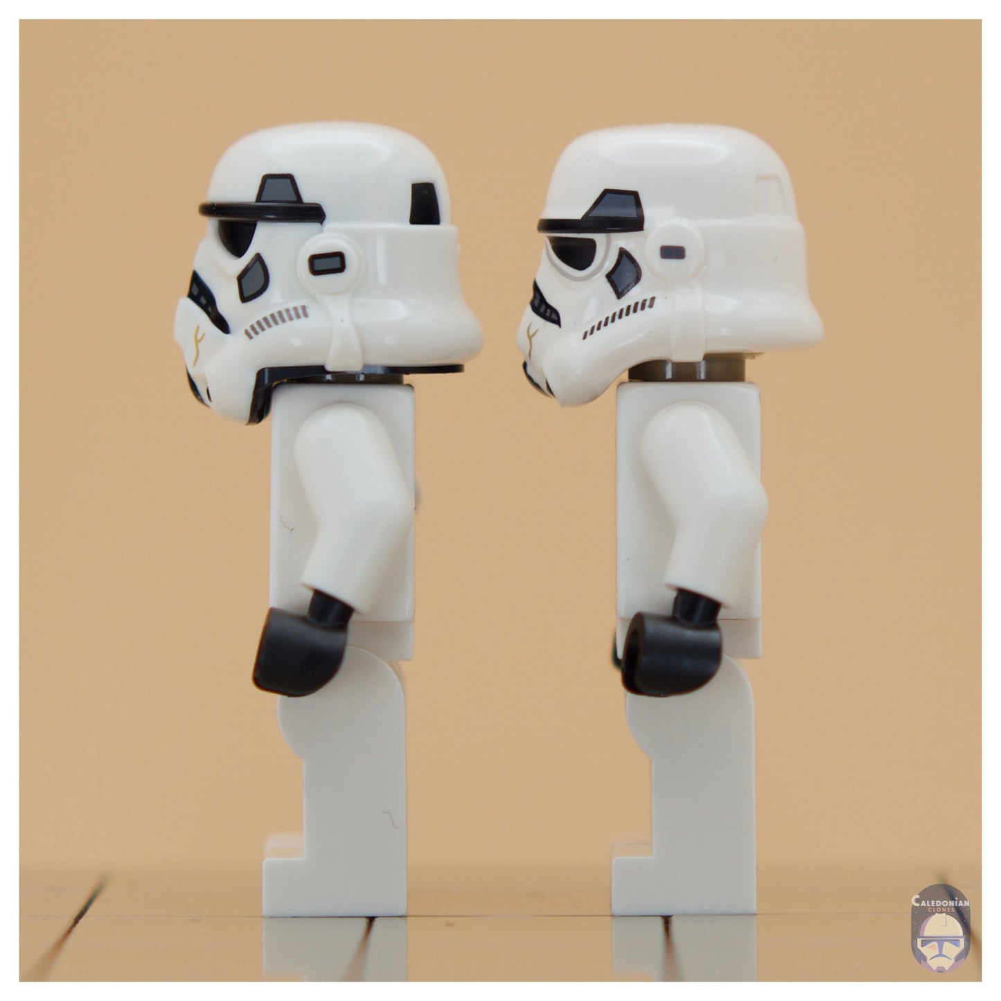 GCC Night Trooper Helmet (White) Side Comparison