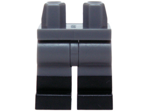 LEGO Dual Moulded Dark Bluish Grey w/Black Legs