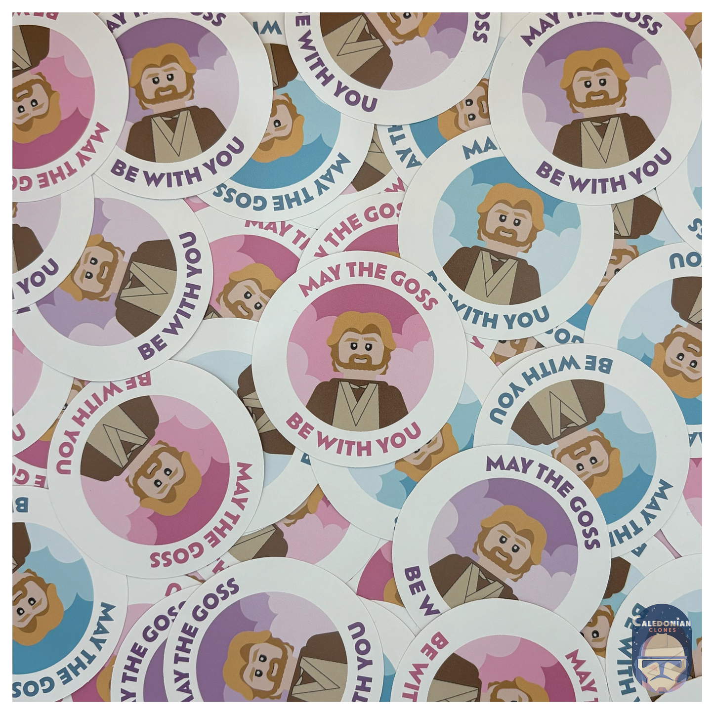 "May The Goss Be With You" Stickers, assorted