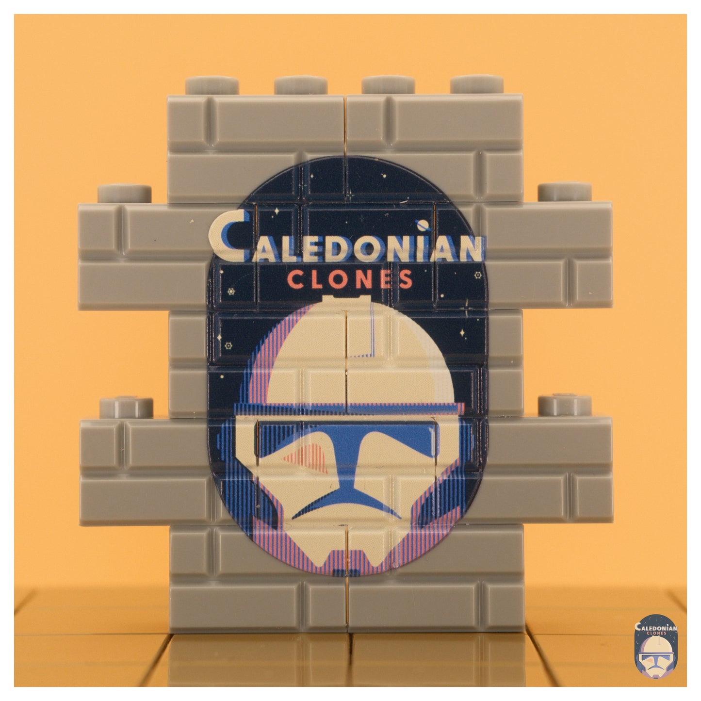 Caledonian Clones Logo Masonry Bricks