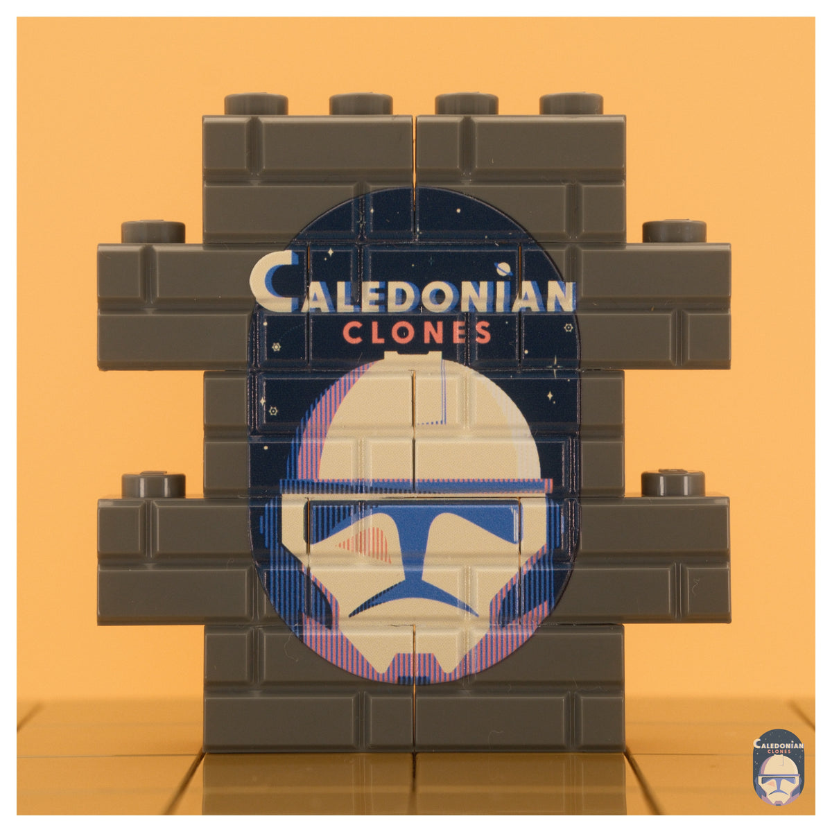 Caledonian Clones Logo Masonry Bricks