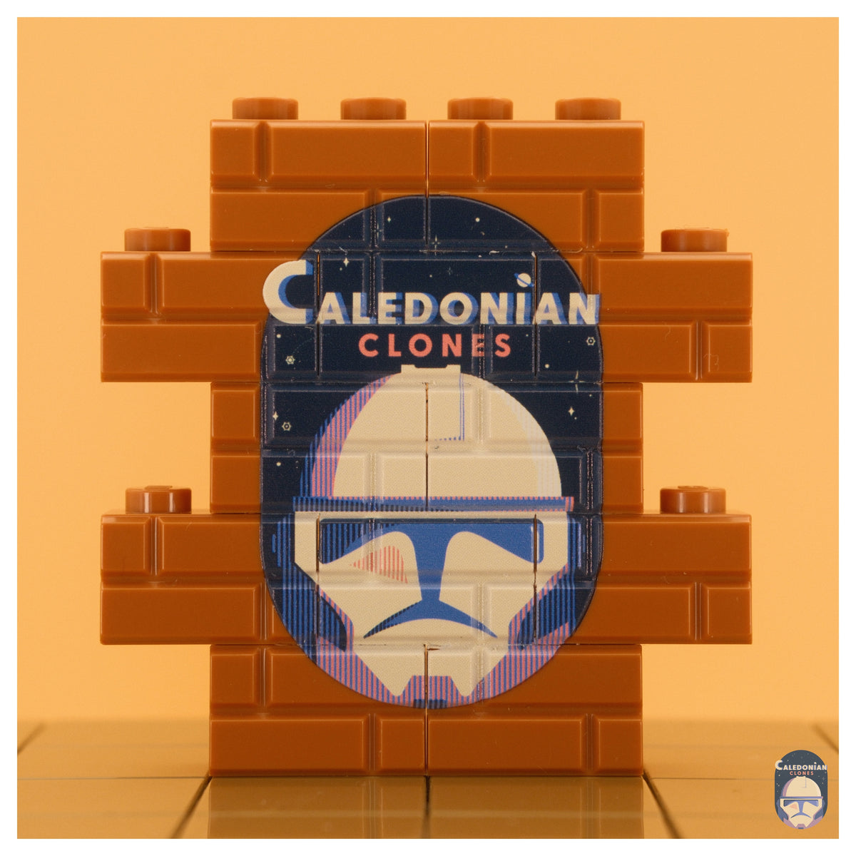 Caledonian Clones Logo Masonry Bricks