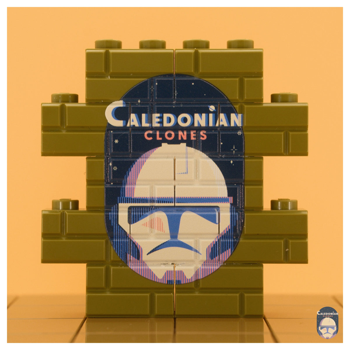 Caledonian Clones Logo Masonry Bricks