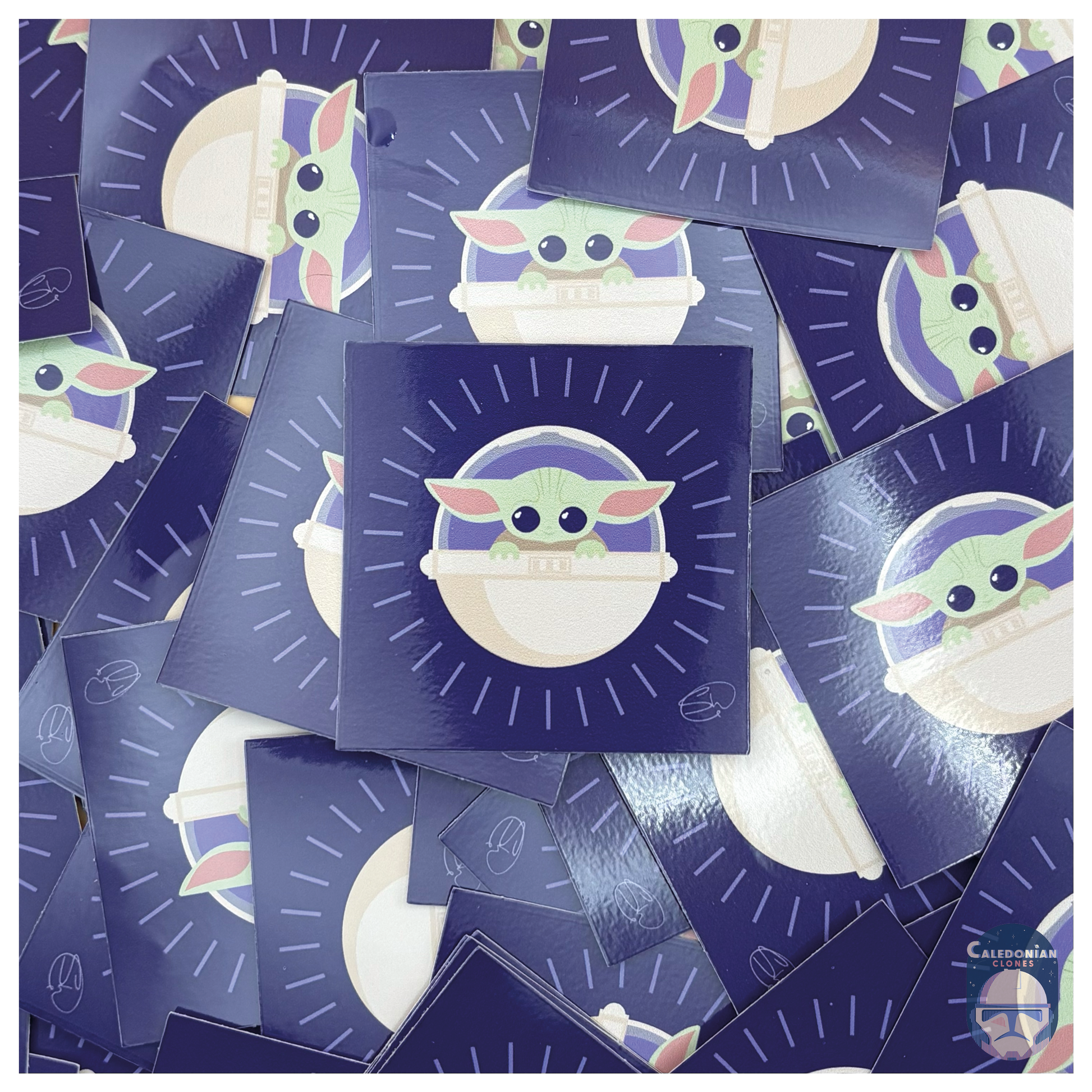 "Floating Baby" Sticker